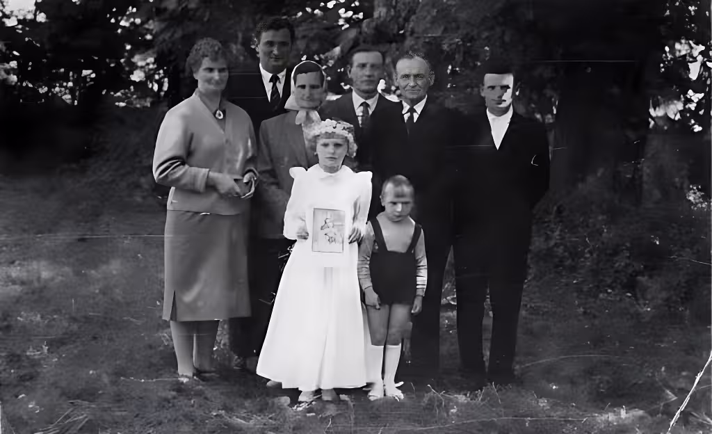Moja mama ze swoją chrześnicą Zosią Bilską